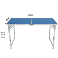边碧 60*120白色折叠桌