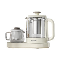 夏普(SHARP) 液体加热器(多功能电热壶)KP-ST10L-W 智能便携冲牙器DO-WFND8C-PK