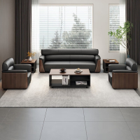 一利 简约办公室接待室沙发洽谈区会客方茶几 60*60*45cm