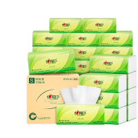 心相印抽纸[肖战同款]茶语丝享3层120抽*20包真S码 柔厚亲肤 纸巾整箱