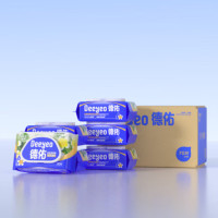 德佑 白池花籽油卫生湿巾70片*6包(箱装)+德佑 乳霜纸60抽*5包*6提(箱装)组合装