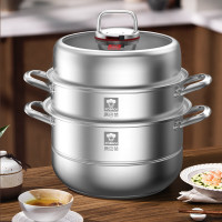 康巴赫(KBH) LPB-JX28Z 甄享304防溢蒸锅28cm
