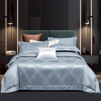 花花公子(PLAYBOY) PB-25YZ125 超柔贡缎提花 四件套