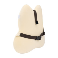 佳奥 猫爪腰垫230612J0100MY3 鹅黄色 44*42*12cm