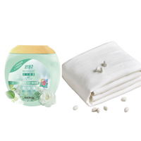 怡莲家纺 天然蚕丝被YL-Z605+ 舒蕾淡雅香氛洗衣凝珠10g*58颗(六效合一)组合装