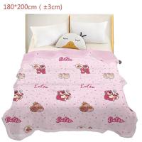 迪士尼(DISNEY) 草莓熊三合一多功能被 DXM09-1820A 180*200cm(±3cm) 夏被空调被子