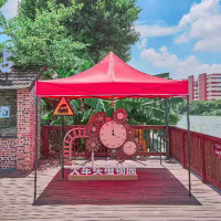 熊公鸡 20KG 户外折叠帐篷 3*3 3CM方管 可印刷