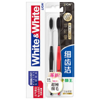 狮王(LION) 细齿洁炭能量牙刷两支装+小苏打美白牙膏120g