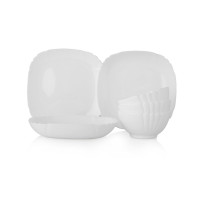 乐美雅(Luminarc) 弓箭露特莎白玉餐具六件套 LC-S110G