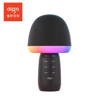 爱国者(AIGO) 音响一体麦克风话筒K1 典雅黑