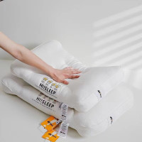 悠梦嘉居 YZ-1383亲子针织棉对枕 月光白(小28*50CM+大38*60CM )