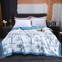 悠梦嘉居 YB-130130炫帛冰爽蚕丝被200*230CM 飞鹤舞魅