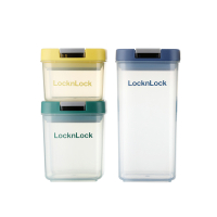 乐扣乐扣(LOCK&LOCK) 家用品鲜享密封罐(小)3件套 HTE812S3FU