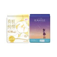 软风研究社 天然系日夜用组合装2包18片