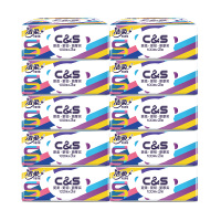 洁柔(C&S) 订制炫彩系列抽纸195*123(100抽3层10包)