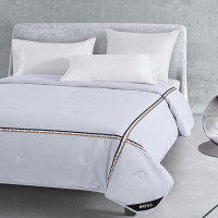 BOSS HUGO BOSS 素色彩条纤维被HBXW-053S 1500*2000mm(发顺丰)