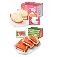 爱逸(A1) 吐司 西瓜*480g*1箱+火龙果*480g*1箱