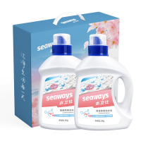 水卫仕(SHUIWEISHI) 衣物洗护组合S24除菌除螨洗衣液2kg/瓶x2