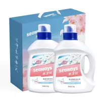 水卫仕(SHUIWEISHI) 衣物洗护组合S24除菌除螨洗衣液2kg/瓶x2