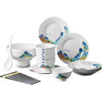 唯都 国风千里江山餐具32头W-CJ3321