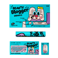 罗技(Logitech) UOOHA美妆博主系列键鼠套装K380+Pebble+桌垫K380+Pebble+桌垫