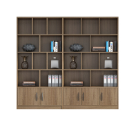 文件柜资料柜木质老板书柜板式180*40*200см 美洲胡桃色