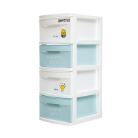 禧天龙(Citylong) G-5090四层柜27L*4彩色雏鸟印花