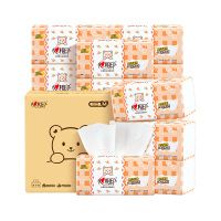 心相印(Mind Act Upon Mind) 婴儿抽纸三层100抽18包*1箱 DT1110(新疆专供)