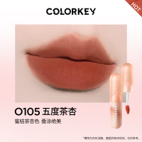 COLORKEY 珂拉琪 慕斯绒雾唇泥2g O105五度茶杏