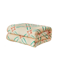 恒源祥 如意法兰绒披肩毯HYX005MT-DZ 90*155cm