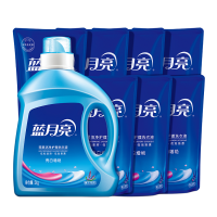 蓝月亮 薰衣草亮白增艳洗衣液2kg*1+薰衣草亮白增艳洗衣液袋装500g*7袋