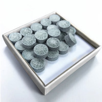 英辉(INVUI)台球杆皮头大头杆黑8台球杆多层枪头 A级12mm50粒