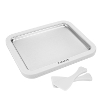 朋森(BARSONE) 免插电食品级304不锈钢炒酸奶机QLJ-10 雪花白