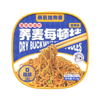 暴肌独角兽 荞麦每顿拌蛋黄味91.5g*2盒+麻酱味109.5g*2盒