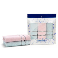 金号 绣丽毛巾系列-8 三条袋装HY1678-8