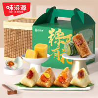 味滋源 粽子礼盒端午节礼盒 粽夏礼1380g竹篮礼盒(起订量:100份)