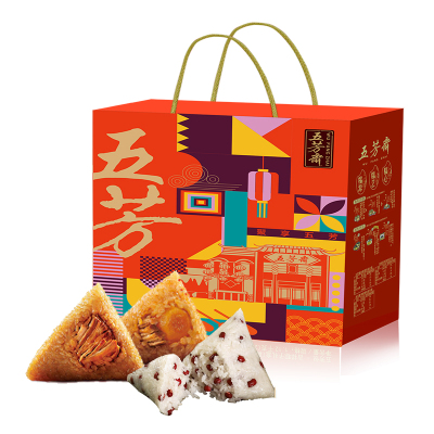 小窝厘 [五芳斋]粽子礼盒-聚享礼盒1000g(起订量:50份)
