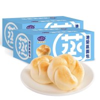港荣(Kong WENG) 手撕夹心面包淡奶味460g*2箱