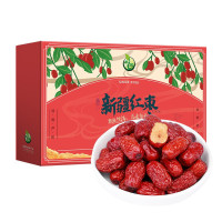 禾煜 新疆若羌红枣礼盒1250g(125g*10袋)