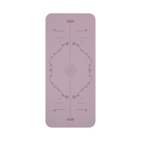 凯速(Kansoon) 双色防滑加宽带体位线 TPE瑜伽垫 EA18紫色