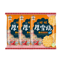 旺旺 厚雪烧泰式甜辣味105g 雪饼休闲下午茶零食出游小吃 酥脆口感 泰式甜辣味*3
