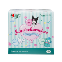 心相印(Mind Act Upon Mind) 手帕纸4层7片*12包 小包便携纸巾 三丽欧家族 C2910