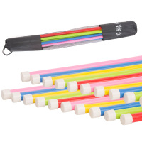 小窝厘 不倒森林塑料杆趣味运动会团建游戏道具 中号100cm[10根杆+收纳袋]