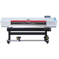 七级风 国产喷绘机X-1804E Plus 喷墨打印机 作训地图广告海报写真机1.8米四头适打PP背胶白画布绘图纸