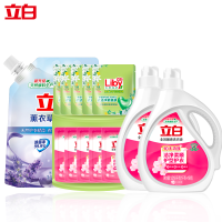 立白 多姿多彩组合(香洗衣液1.018kg*2+洗衣液110g袋*5+柔顺剂1L+洗衣凝珠80g(10颗)*5)