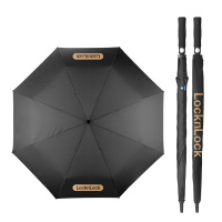 乐扣乐扣(LOCK&LOCK) 家用品商务长柄伞ETM873BLKFU黑色 27寸*8K