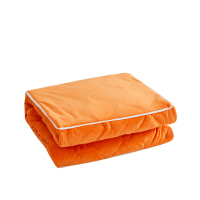 恒源祥 HYX046ZX酥肤绒靠垫被-活力橙靠垫40*40cm 打开100*150cm