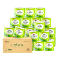 心相印(Mind Act Upon Mind) 卷纸云感柔肤4层150g*24卷卫生纸巾BT5410 一箱