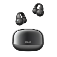 sanag塞那 耳夹式不入耳无线气传导高音质运动蓝牙耳机S2S银河黑
