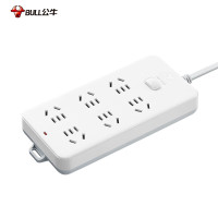 公牛(BULL) 216(S)吸塑装延长线插座(2455)3*1.0*5m*6H